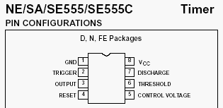 Timer 555 Datasheet